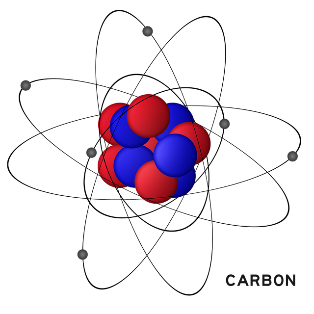 atom uhlíku, základního prvku života